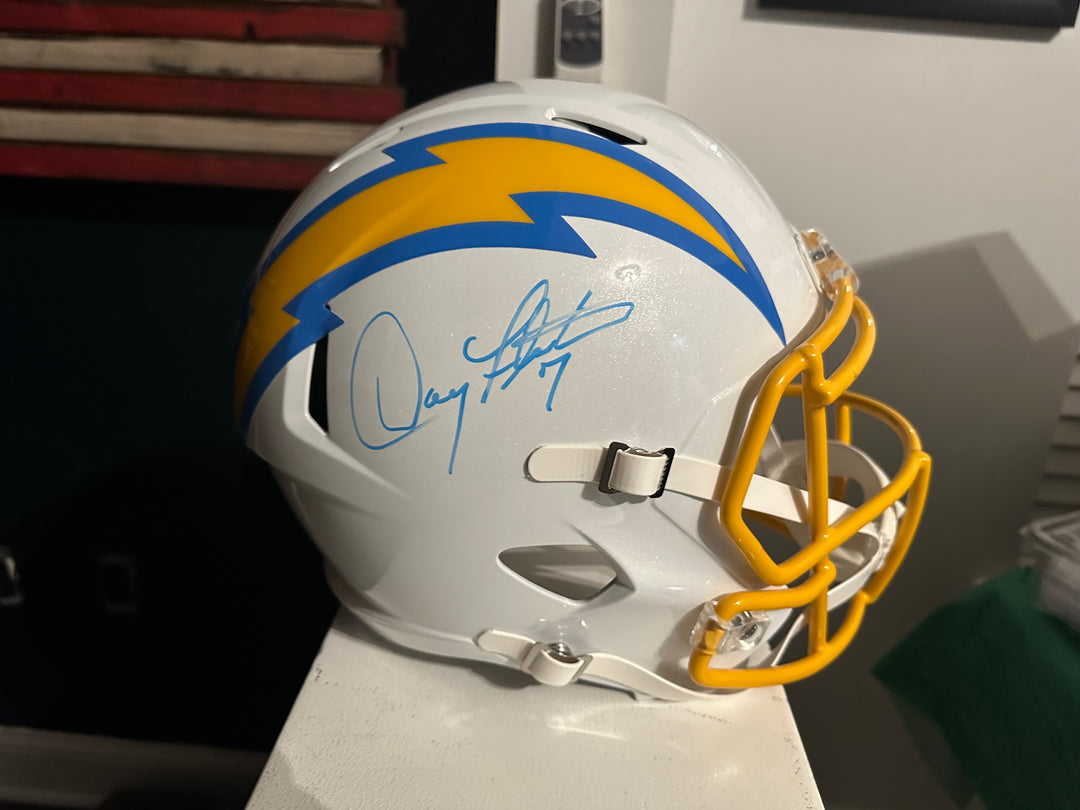 Doug Flutie signed full sized replica helmet