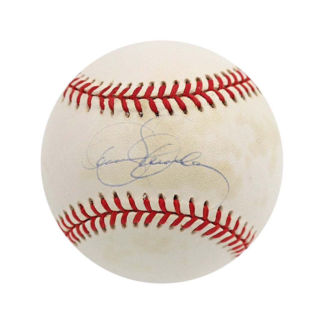 Dennis Eckersley Oakland A's Autographed OAL "Toned with Faded Signature" Baseball (Jeff Nelson LOA) - CollectibleXchange