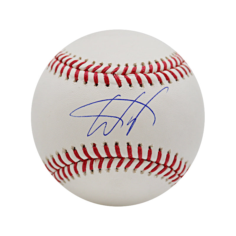 Wander Franco Tampa Bay Rays Autographed MLB Baseball (CX Auth)