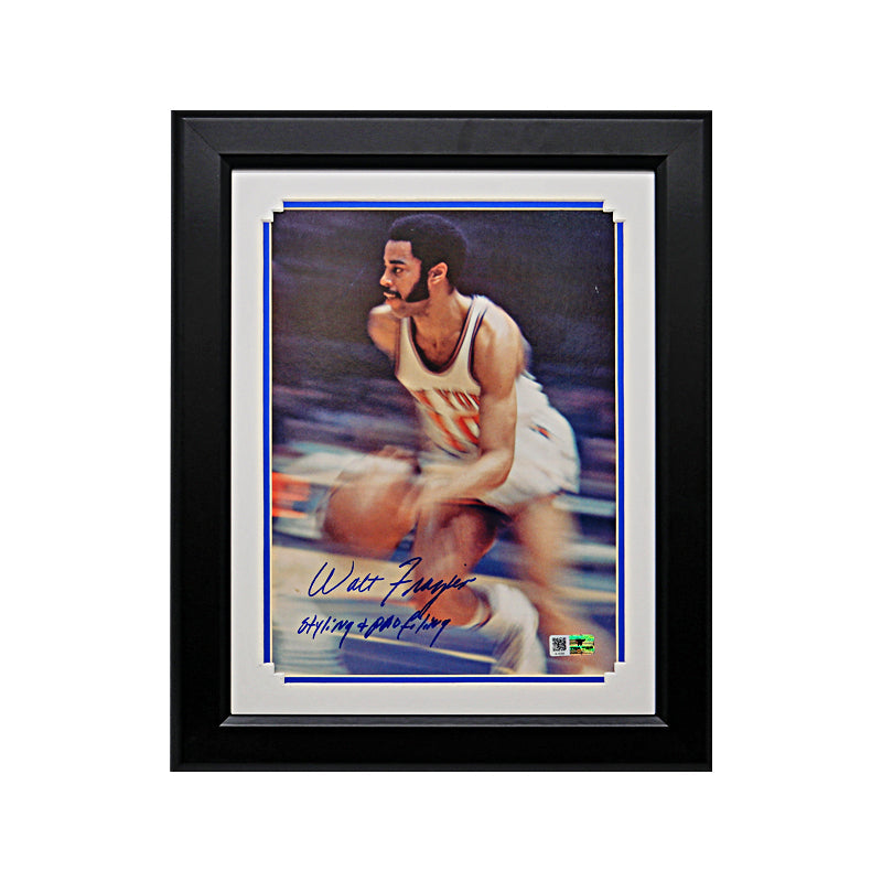 Walt Frazier New York Knicks Autographed 8x10 Photo Framed - Sports Vault  Shop