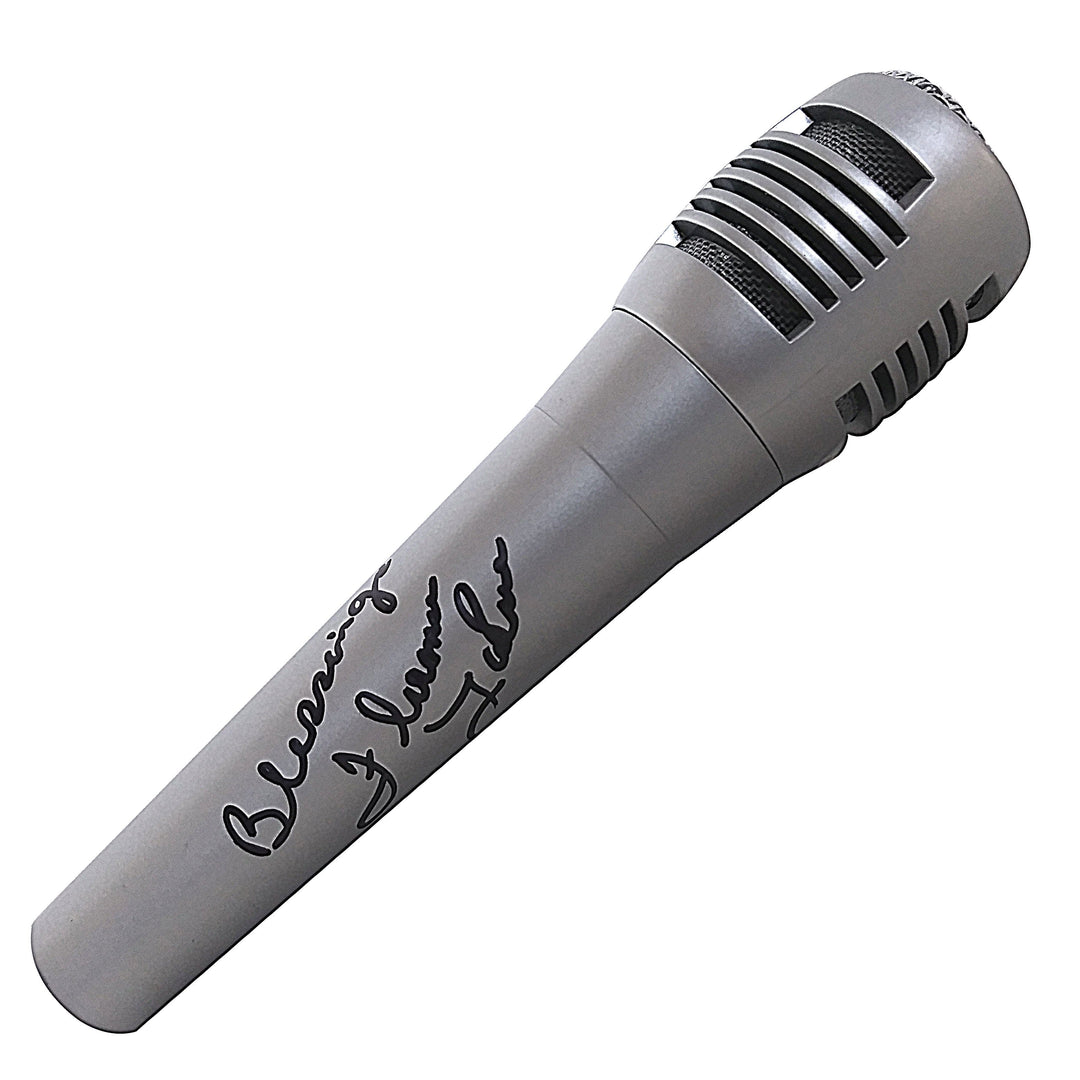 Florence LaRue of The Fifth Dimension Signed Microphone Exact Proof Photo Beckett BAS Cert S38413