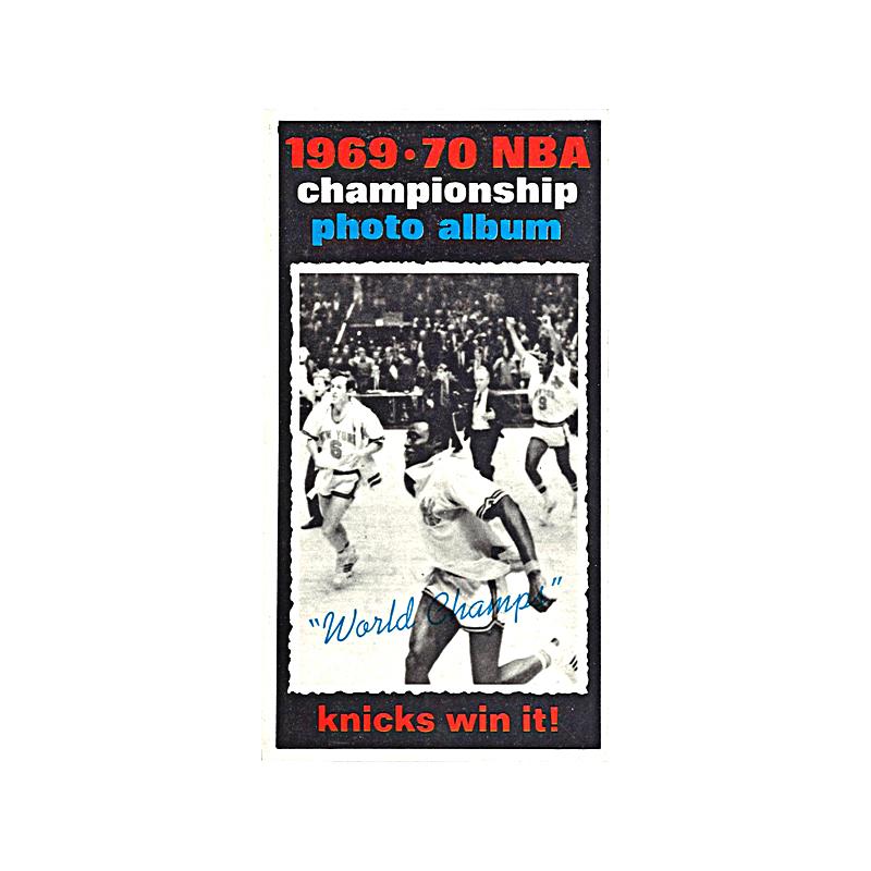 1969-1970 New York Knicks Topps Championship Photo Album #175 "Knicks Win It" Trading Card