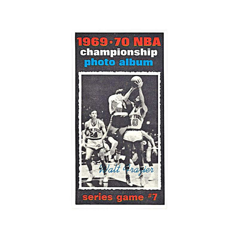 1969-1970 New York Knicks Topps Championship Photo Album #174 "Series Game #7" Trading Card