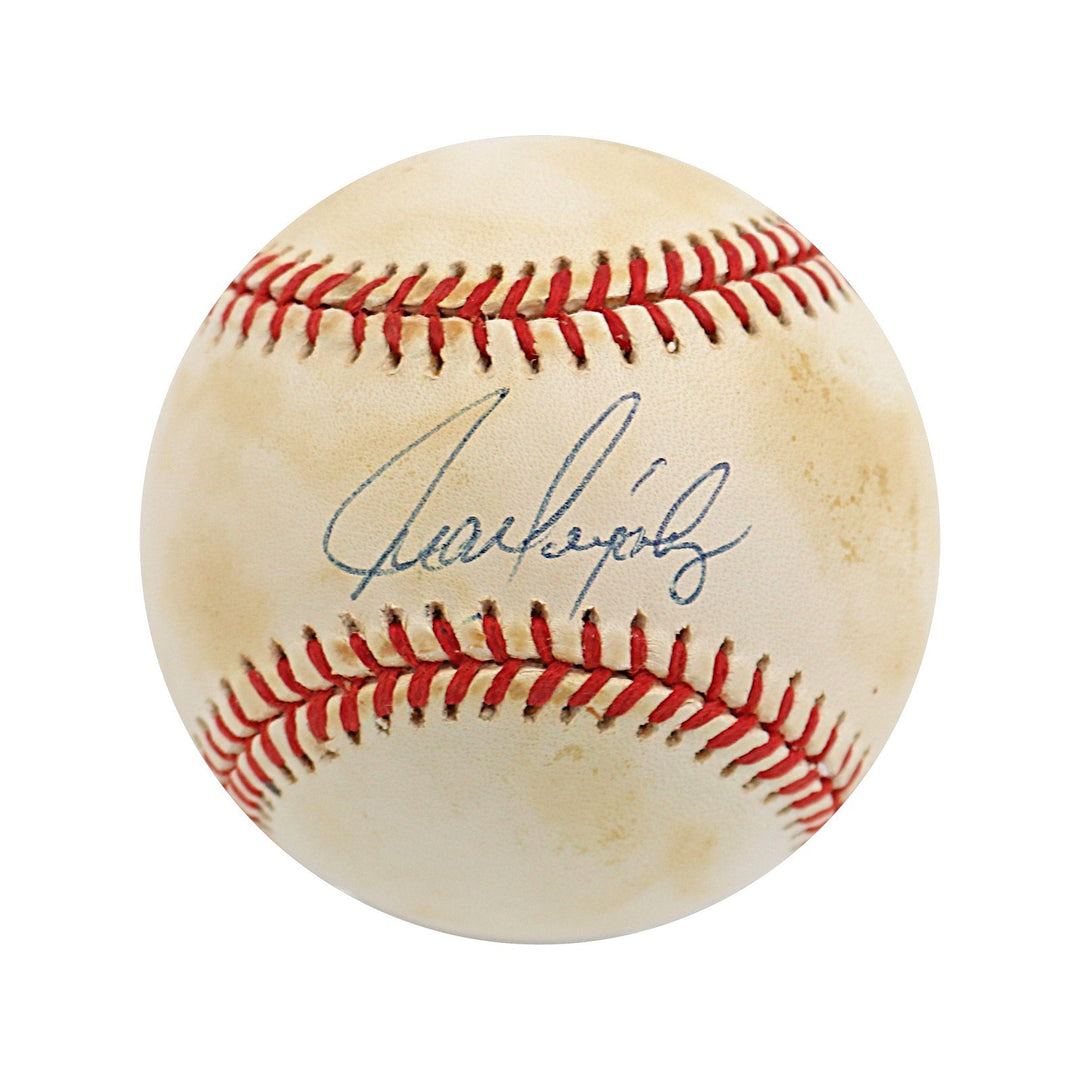Juan Gonzalez Texas Rangers Autographed OAL "Heavily Toned" Baseball (Jeff Nelson LOA) - CollectibleXchange