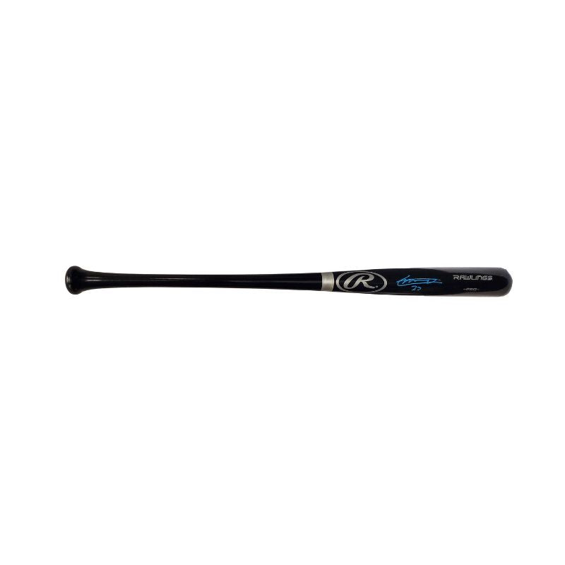 Vladimir Guerrero Jr. Toronto Blue Jays Autographed Black Rawlings Bat (BAS)