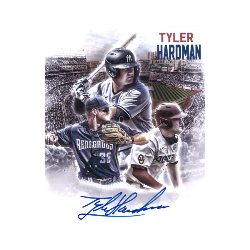 Tyler Hardman New York Yankees Autographed 8x10 Photograph (CX Auth)