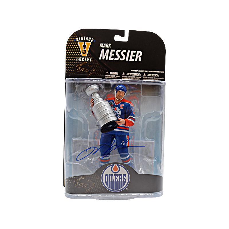 Mark Messier Edmonton Oilers Autographed McFarlane Figurine