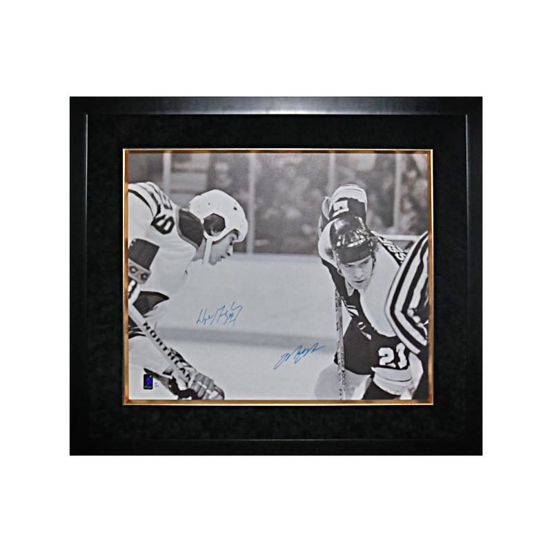 Mark Messier & Wayne Gretzky Rangers, Oilers Dual Signed WHL 1978-1979 20x24 Framed AP Canvas LE of 10
