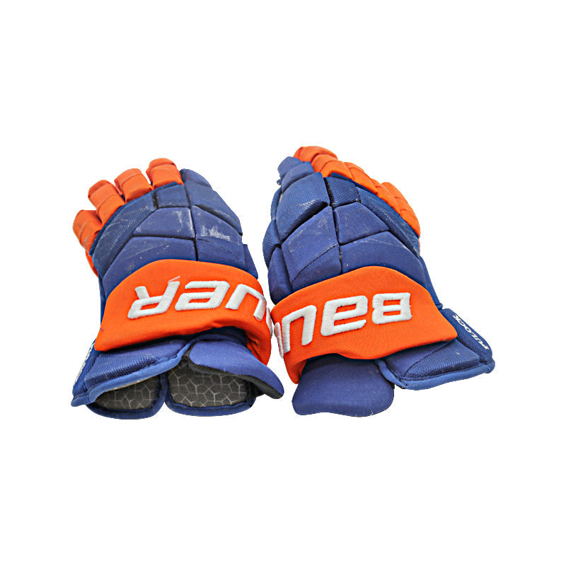Ryan Pulock New York Islanders Used Pair of Bauer 14" Hockey Gloves