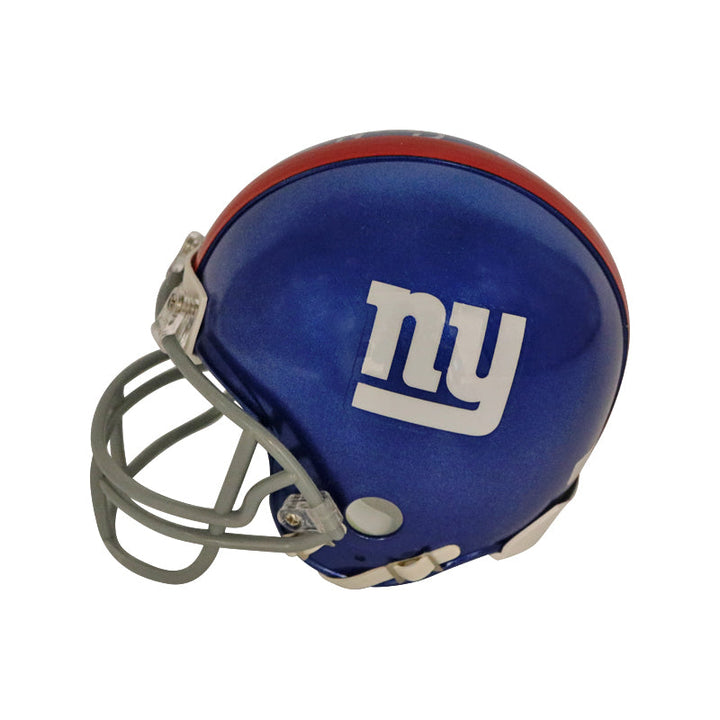 Tom Coughlin New York Giants Autographed Replica Mini Helmet with 2x Super Bowl Champs Inscr (CX)