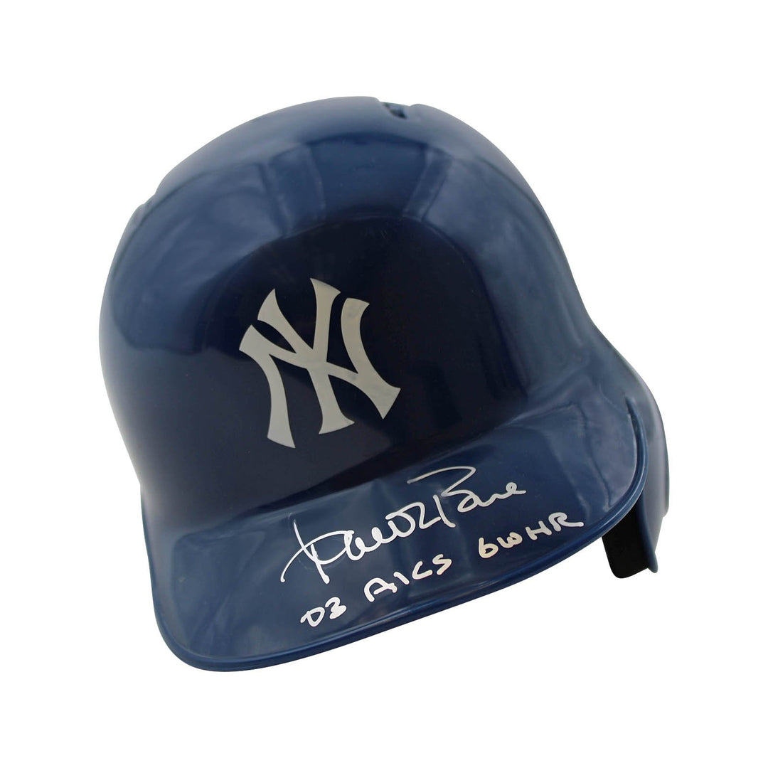 Aaron Boone New York Yankees Autographed & Inscribed "2003 ALCS GW HR" Yankees Mini-Helmet