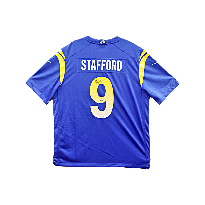 Matthew Stafford Los Angeles Rams Autographed Super Bowl LVI Champions –  CollectibleXchange