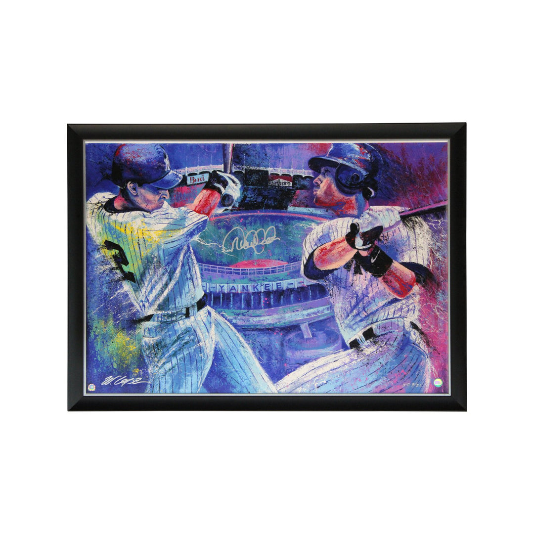 Derek Jeter New York Yankees Autographed 32x44 Bill Lopa Giclée On Canvas Art (JP of 22 MLB Authenticated)