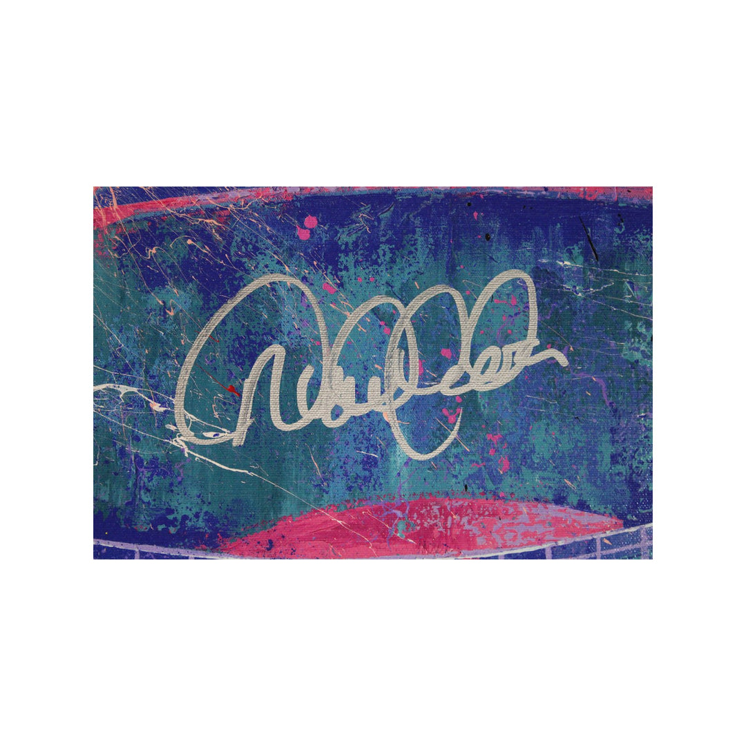 Derek Jeter New York Yankees Autographed 32x44 Bill Lopa Giclée On Canvas Art (JP of 22 MLB Authenticated)