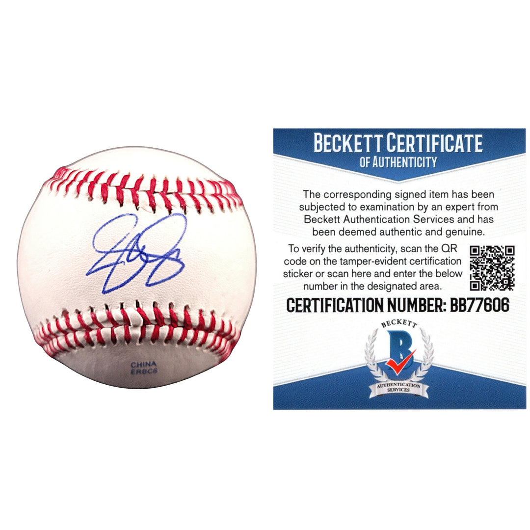 Jennie Finch Arizona Wildcats Autographed Baseball Chicago Bandits Beckett BAS Authentication Signed