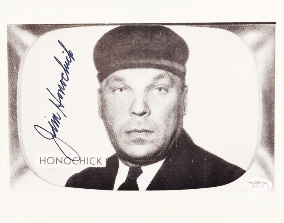 Jim Honochick AL Umpire from 1949 to 1973 Signed 8x10 Photo (JSA)