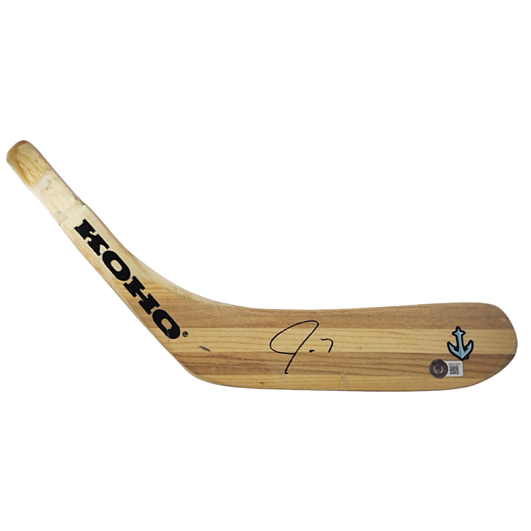 Jordan Eberle Signed Seattle Kraken Ice Hockey Stick Blade Exact Proof Beckett BAS COA Autographed