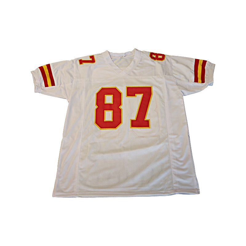 Travis Kelce Kansas City Chiefs Autographed Pro Style White Jersey