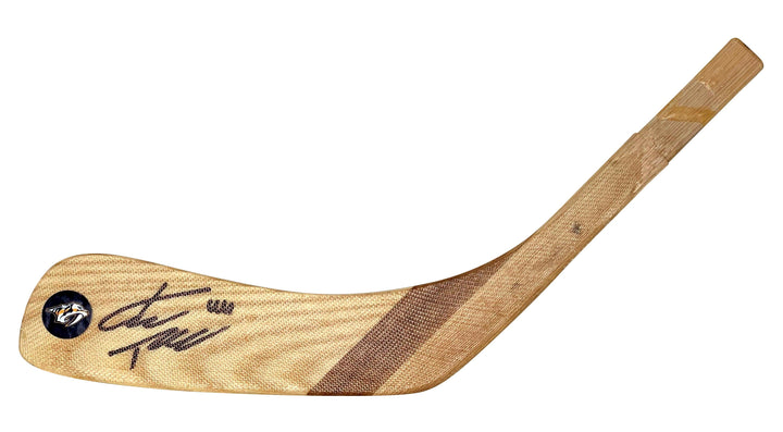 Kimmo Timonen Nashville Predators Signed Preds Logo Hockey Stick Blade Proof Photo Beckett BAS Cert