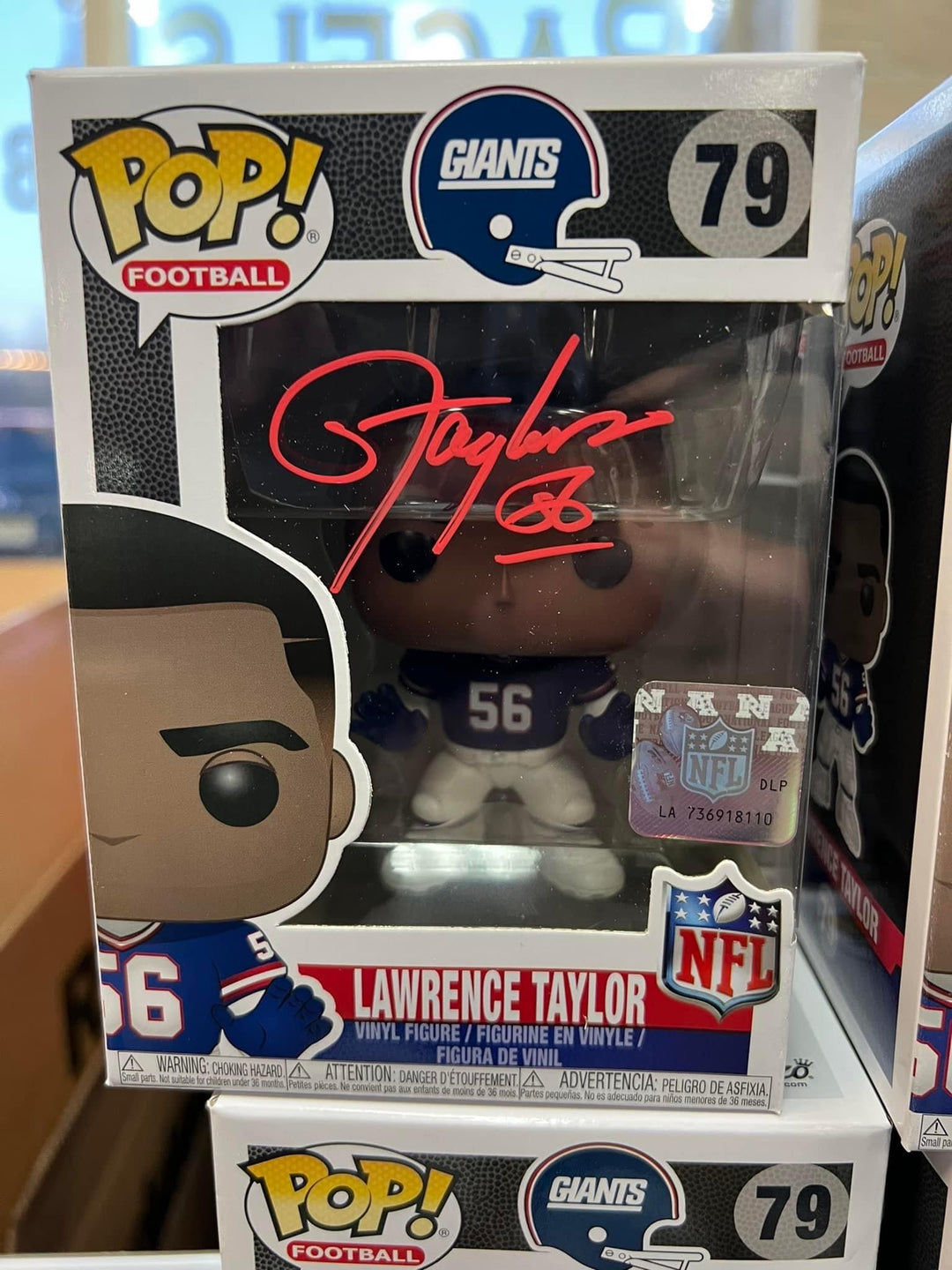 Lawrence Taylor signed Funko Pop
