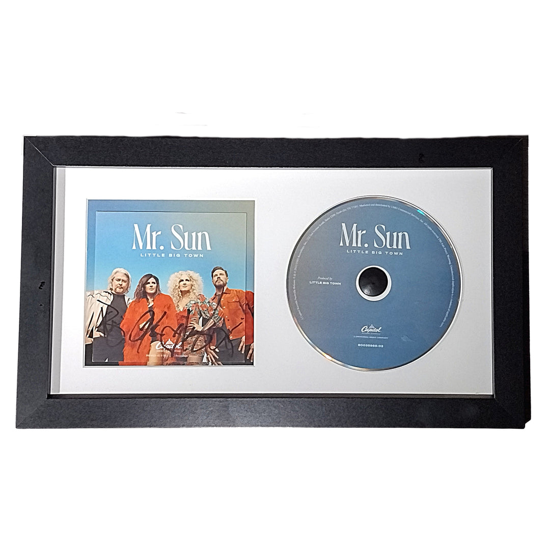 Little Big Town Signed Mr Sun CD Framed Wall Display Beckett Autographed Album