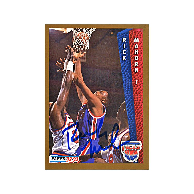 Rick Mahorn New Jersey Nets 1992-93 Fleer Basketball Card #389