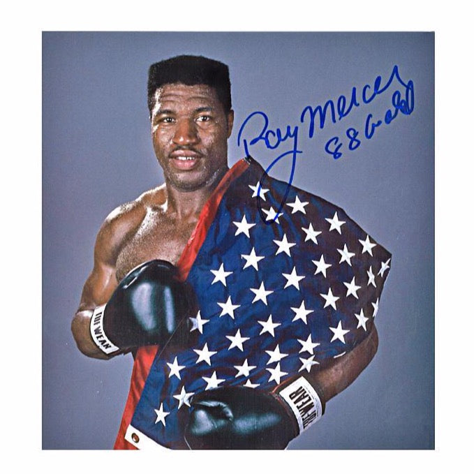 Ray Mercer Autographed and Inscribed "88 Gold" 8x10 Photo (CX Auth)