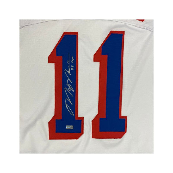 Mark Messier New York Rangers Autographed and Inscribed 94 Cup White Replica Jersey (CX Auth)