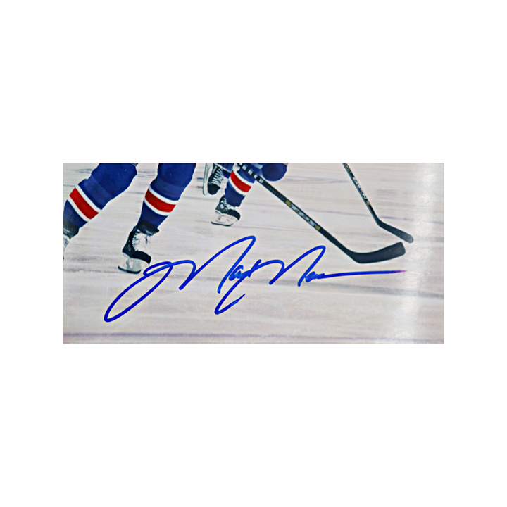 Mark Messier New York Rangers vs Hurricanes Autographed 8x10 Photo (CX Auth)