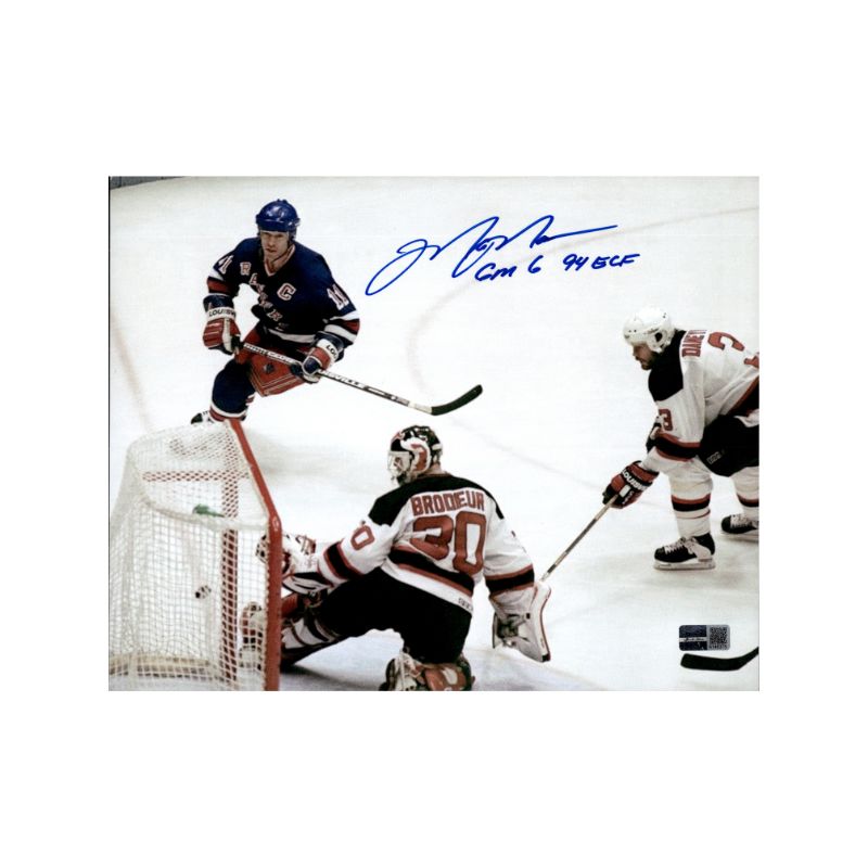 Mark Messier New York Rangers Autographed and Inscribed "Gm 6 94 ECF" 1994 ECF 8x10 Photograph (CX Auth)