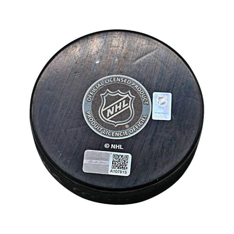 Mark Messier and Mike Richter Dual Signed New York Rangers Puck (CX Auth)