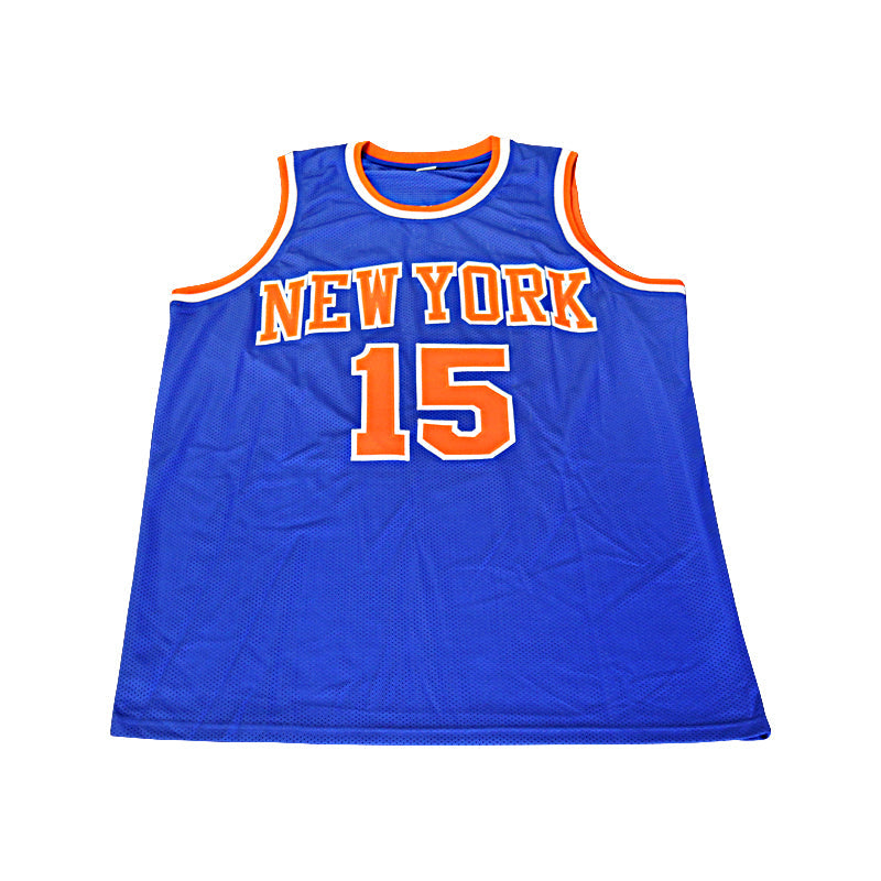 Earl Monroe, 1990s Signed Custom Made NY Knicks Jersey