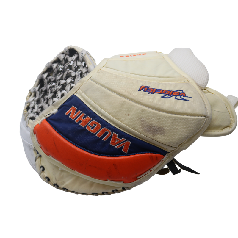 Thomas Greiss New York Islanders Used Vaughn Goalie Glove