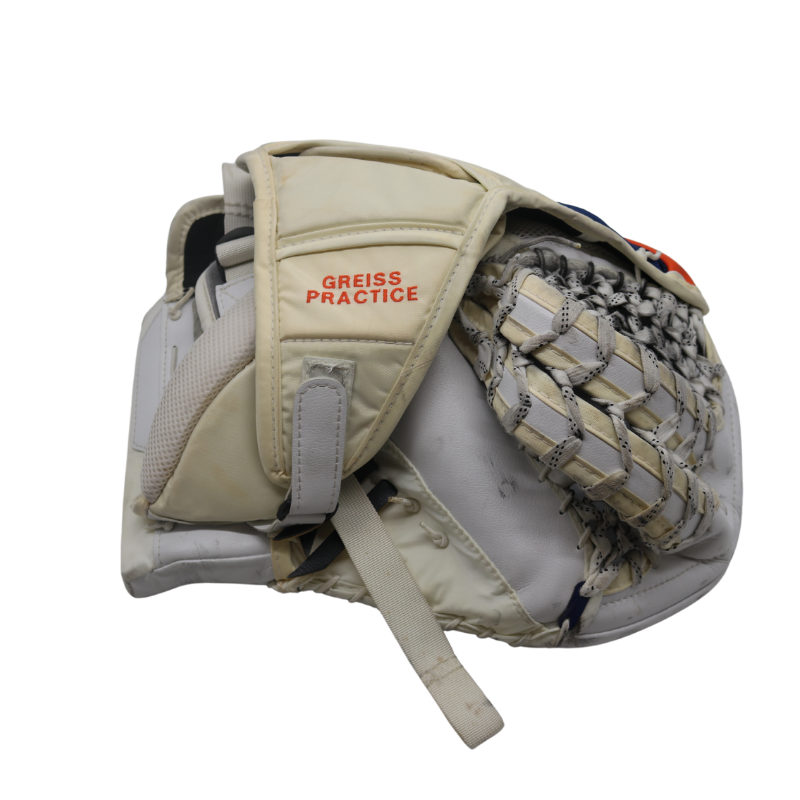 Thomas Greiss New York Islanders Practice Used Goalie Glove