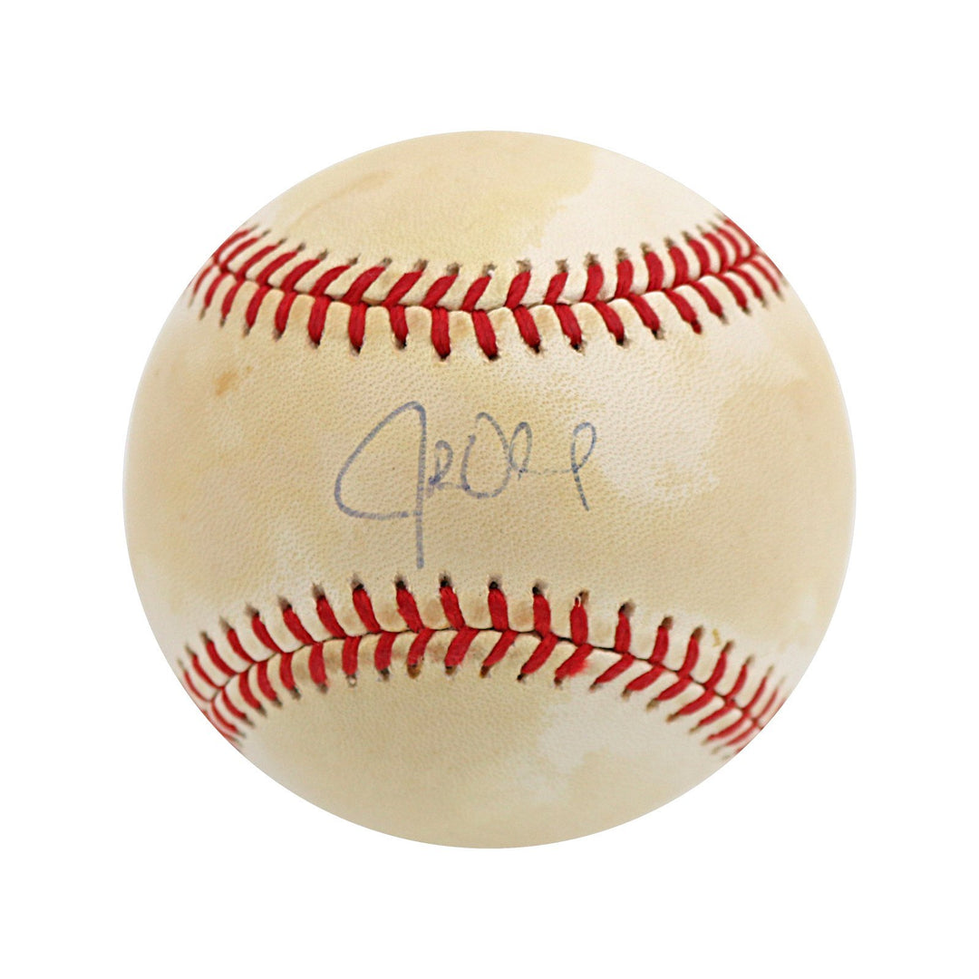 John Olerud Seattle Mariners Autographed OAL "Toned with Faded Signature" Baseball (Jeff Nelson LOA) - CollectibleXchange