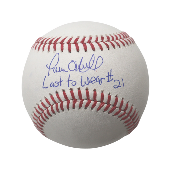 Paul O'Neill New York Yankees Autographed and Inscribed "Last to Wear #21" MLB Baseball (CX Auth)