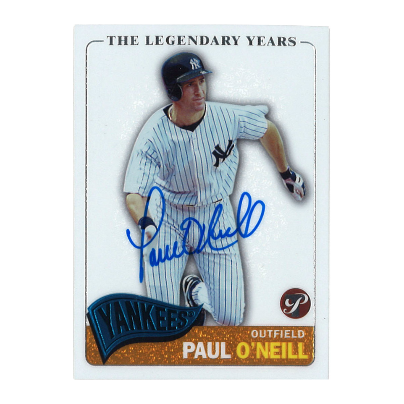 Paul O'Neill New York Yankees Autographed 2005 Topps Pristine #48 Trading Card (CX Auth)