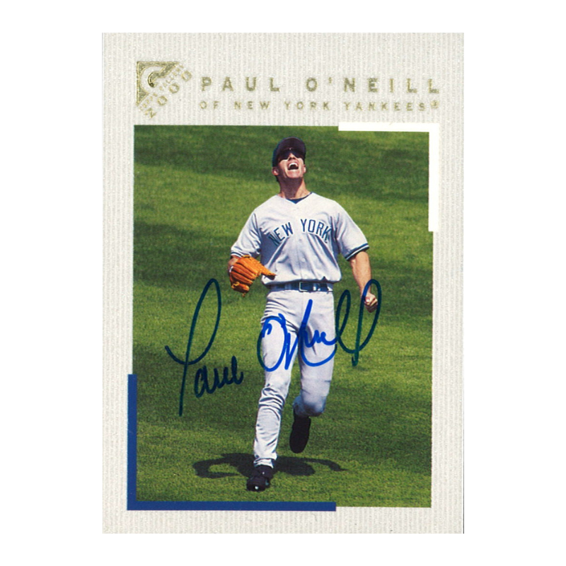 Paul O'Neill New York Yankees Autographed 2000 Topps Gallery #67 Trading Card (CX Auth)