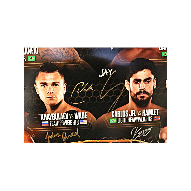 2021 PFL Championship Autographed Event Poster From October 27th, 2021 In Hollywood, FL