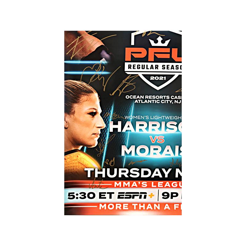 PFL 3 Autographed Event Poster May 6, 2021 In Atlantic City, NJ