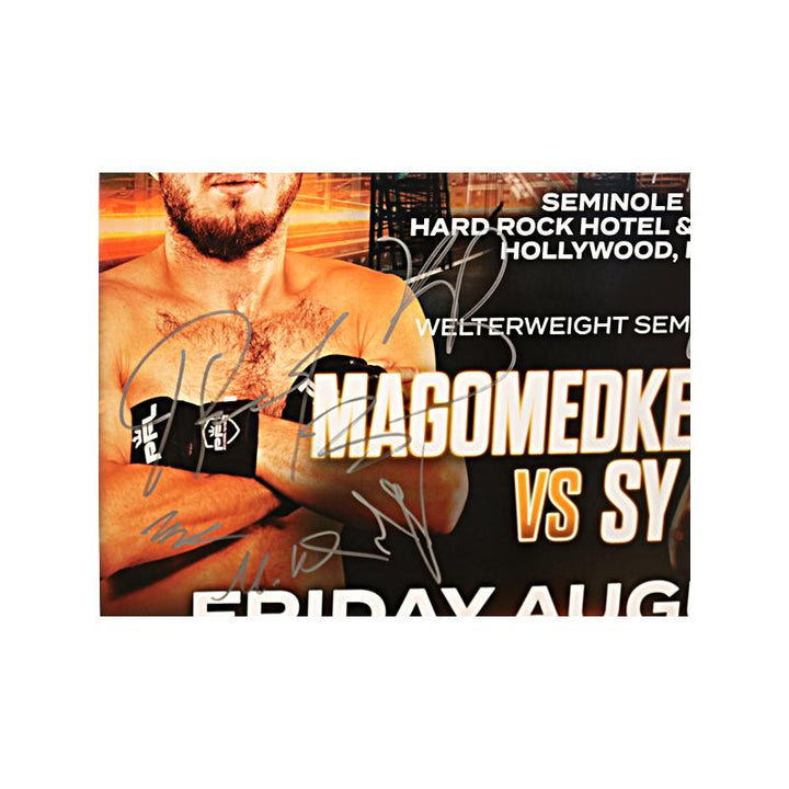 PFL Playoffs Semi-Final #1 Autographed Event Poster From August 13th, 2021 In Hollywood, FL