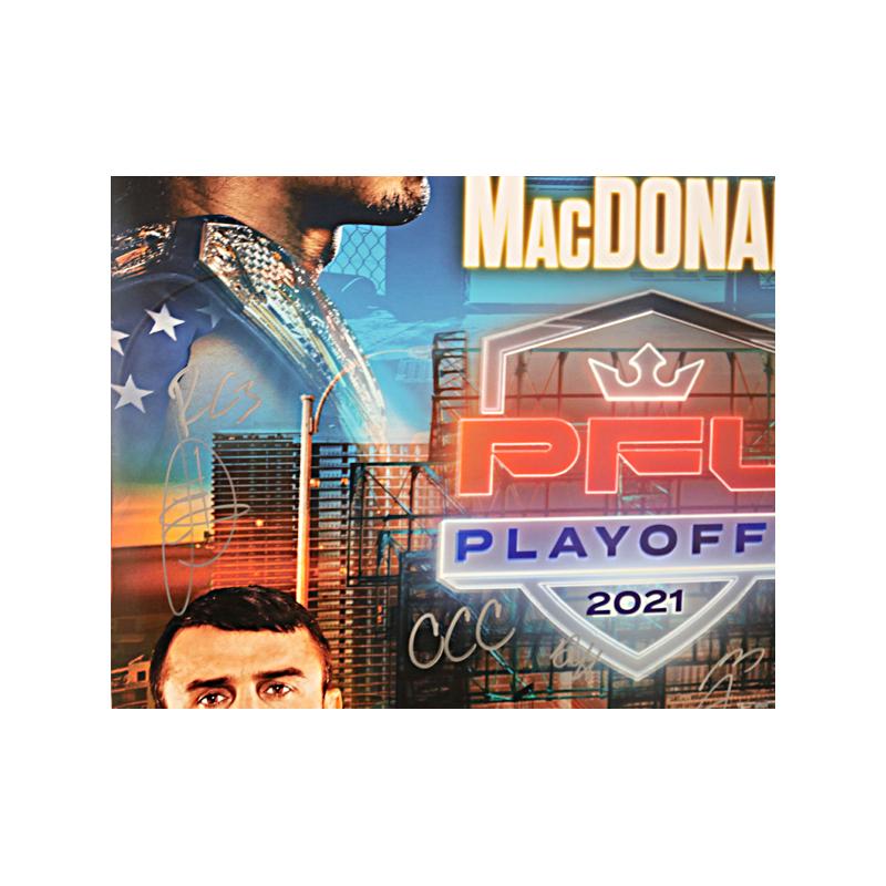 PFL Playoffs Semi-Final #1 Autographed Event Poster From August 13th, 2021 In Hollywood, FL