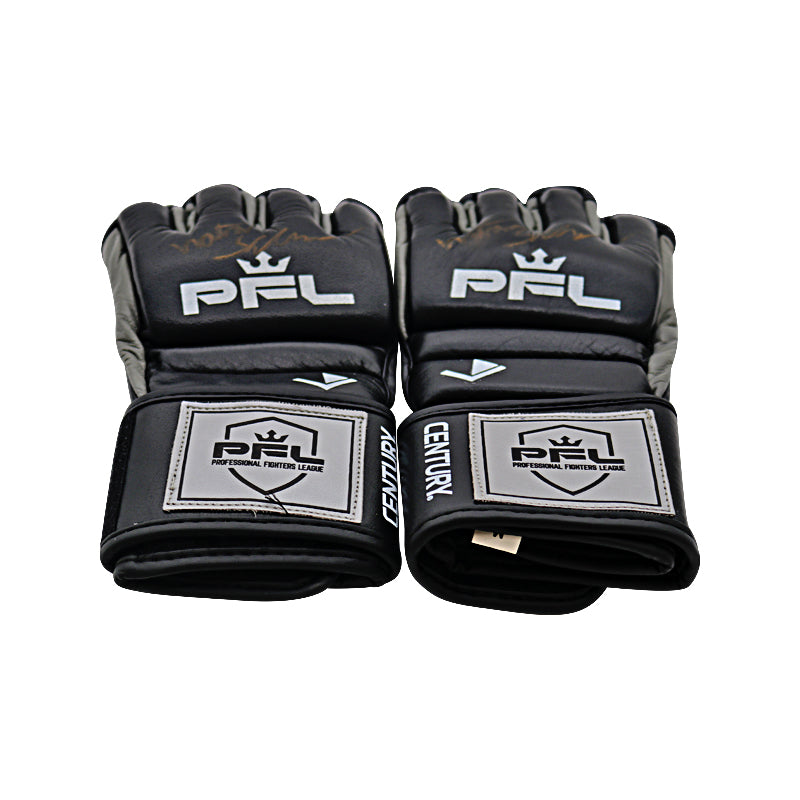 Natan Schulte Autographed Fight Worn Gloves from the 2022 PFL Season Championship 11/25/22