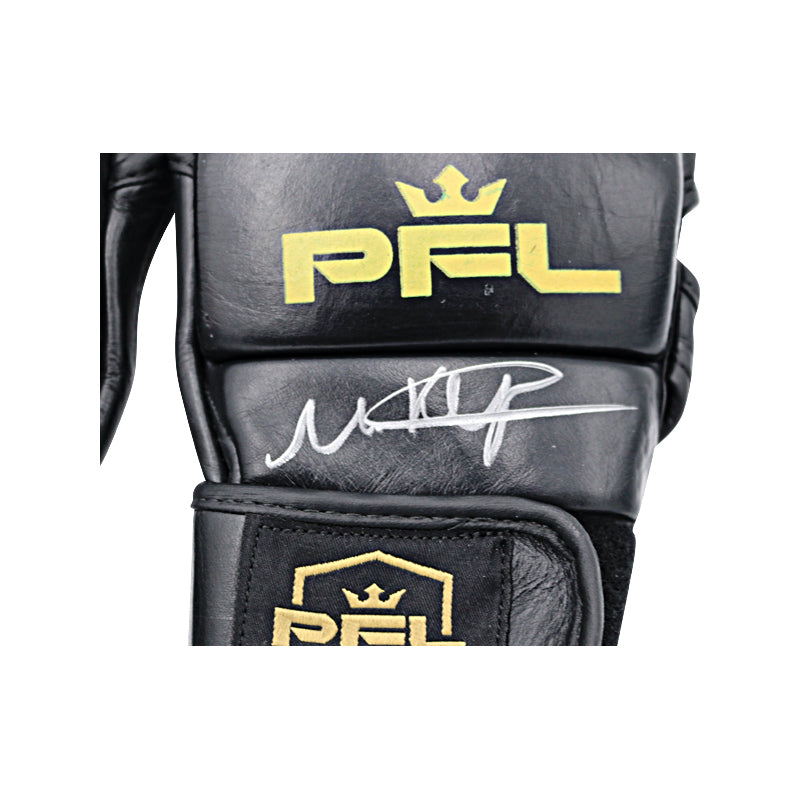 Magomed Magomedkerimov Autographed Authentic Model PFL Gold Lettered 2021 Fight Glove