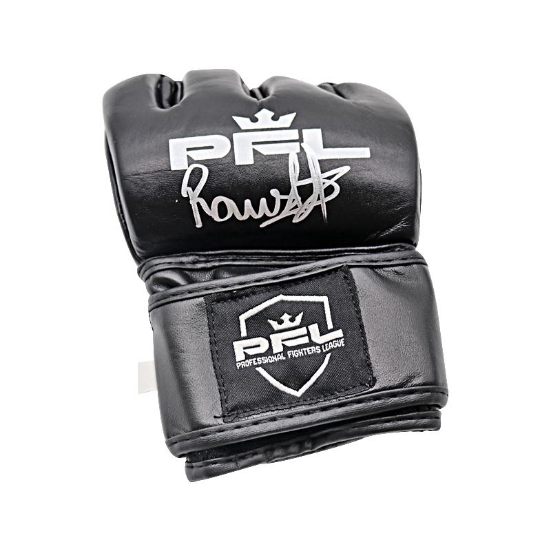 Raush Manfio Autographed Authentic Model PFL Fight Glove (White Logo)
