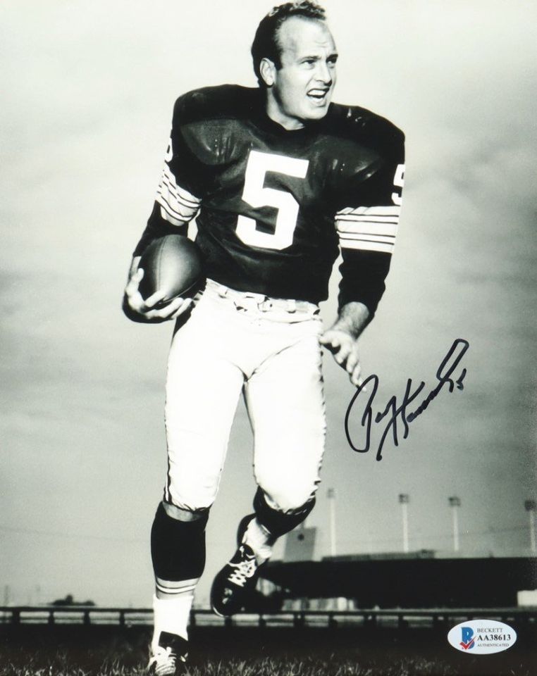 Paul Hornung Green Bay Packers and Hall of Famer Signed 8x10 Vintage Photo (Beckett)