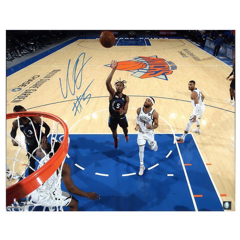 Penny Hardaway Signed Knicks 8x10 Photo (PA LOA)