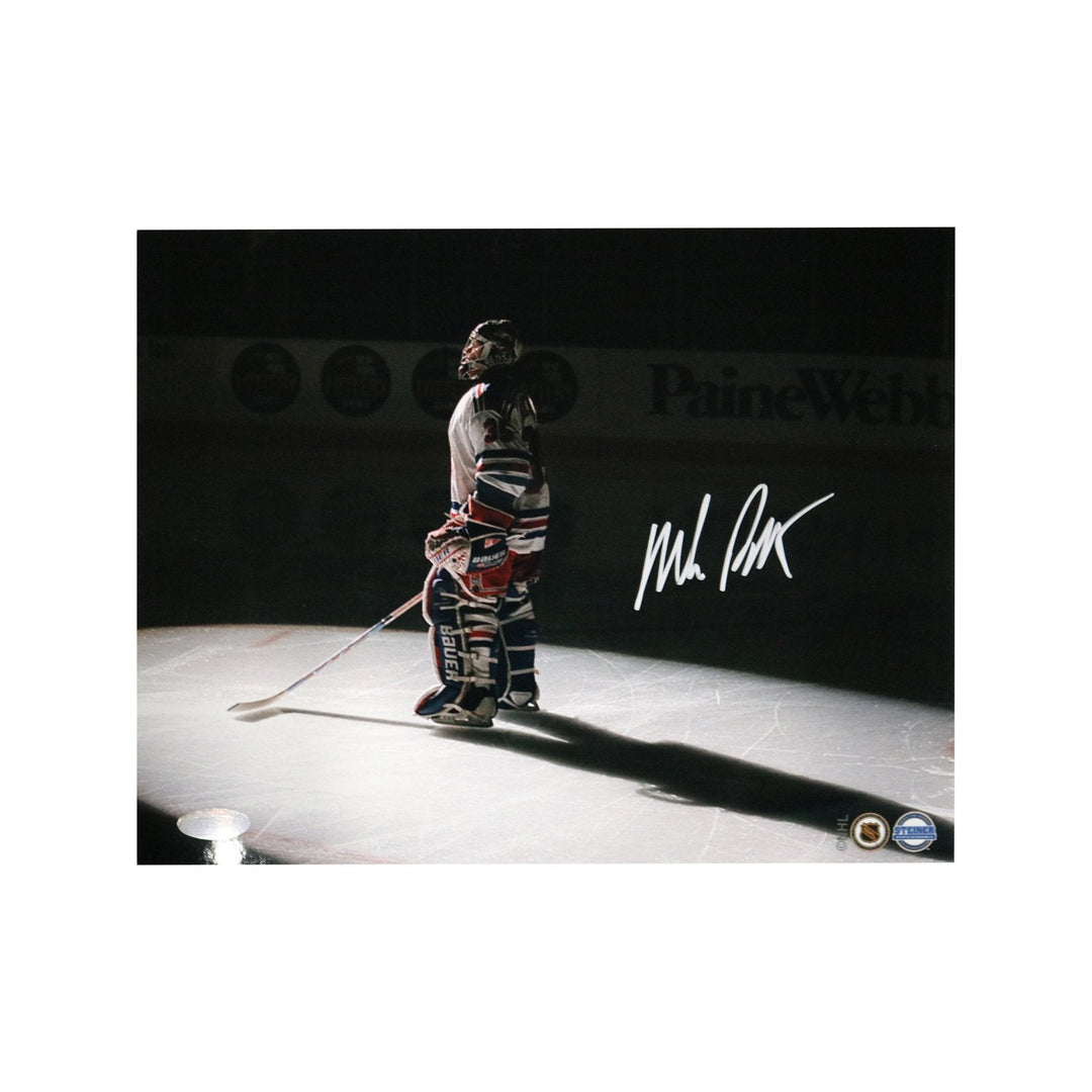 Mike Richter New York Rangers Autographed Spotlight 8x10 Photo (CX Auth)