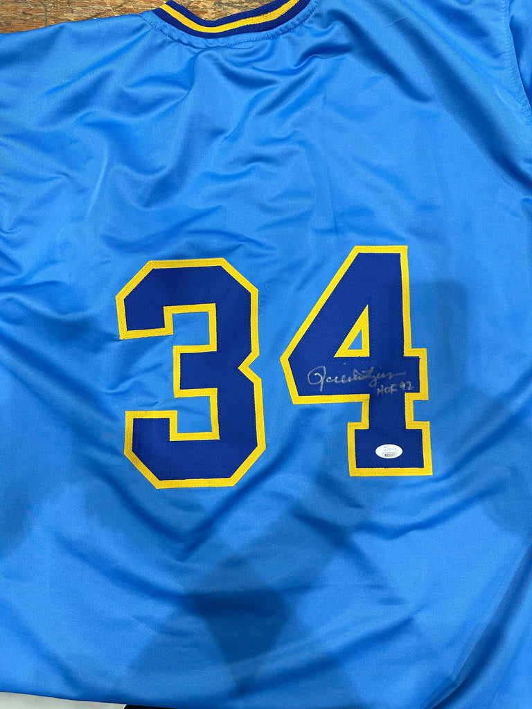 Rollie Finger signed custom Brewers jersey with'hof92 inscription –  CollectibleXchange