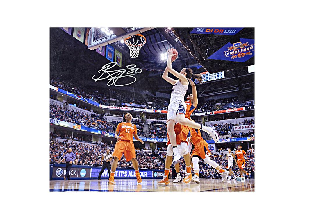 Breanna Stewart Autographed UConn VS Syracuse 16x20 Photo (CX Auth)